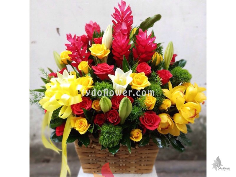 GIỎ HOA TƯƠI G28