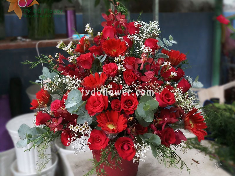 GIỎ HOA TƯƠI G52