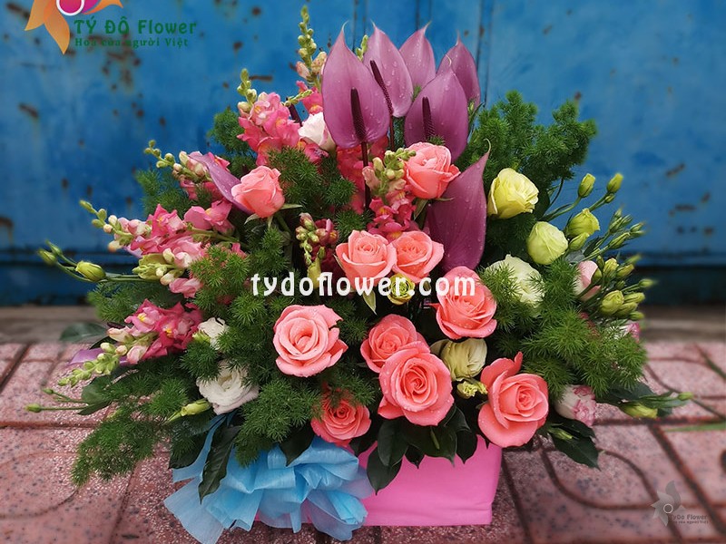 GIỎ HOA TƯƠI G62