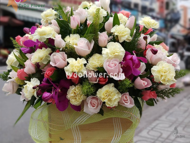 GIỎ HOA TƯƠI G78