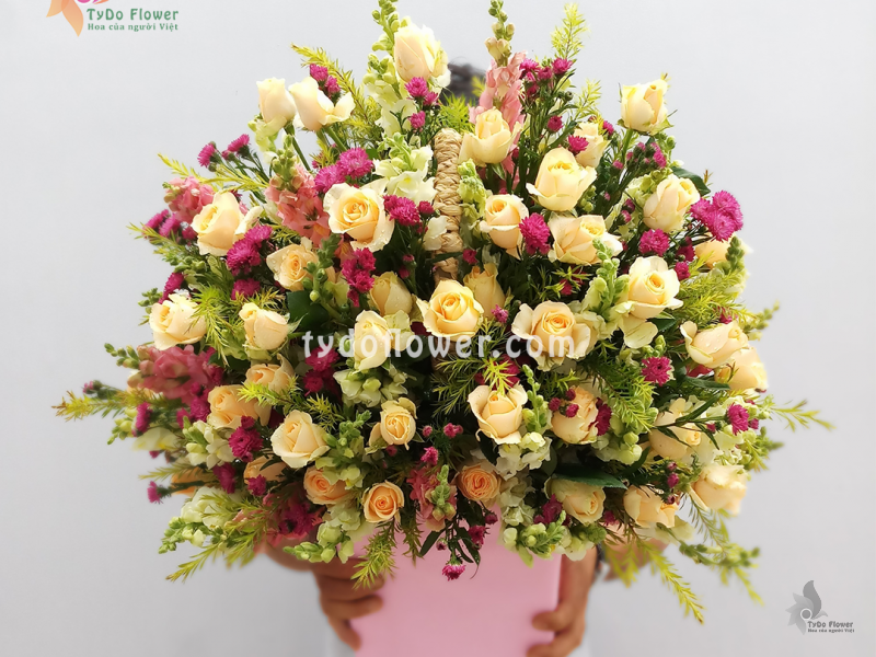 GIỎ HOA TƯƠI G121