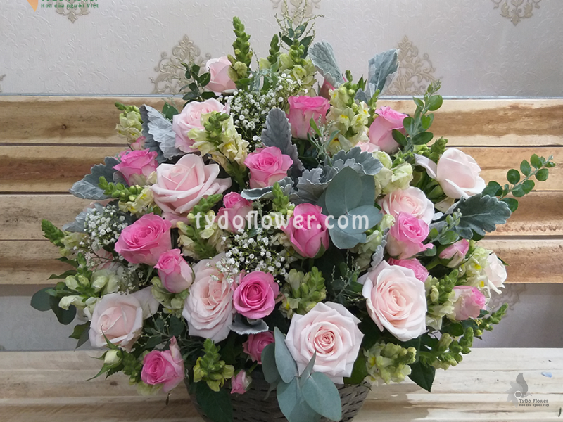 GIỎ HOA TƯƠI G132