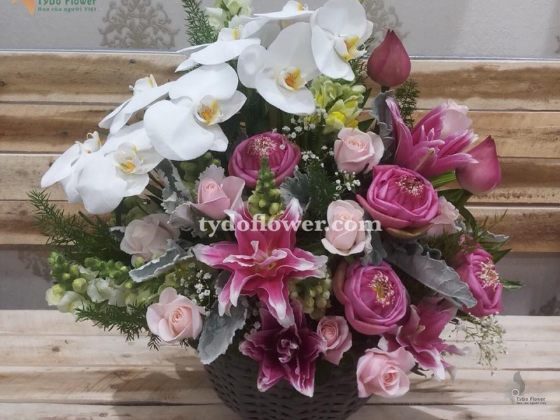 GIỎ HOA TƯƠI G141