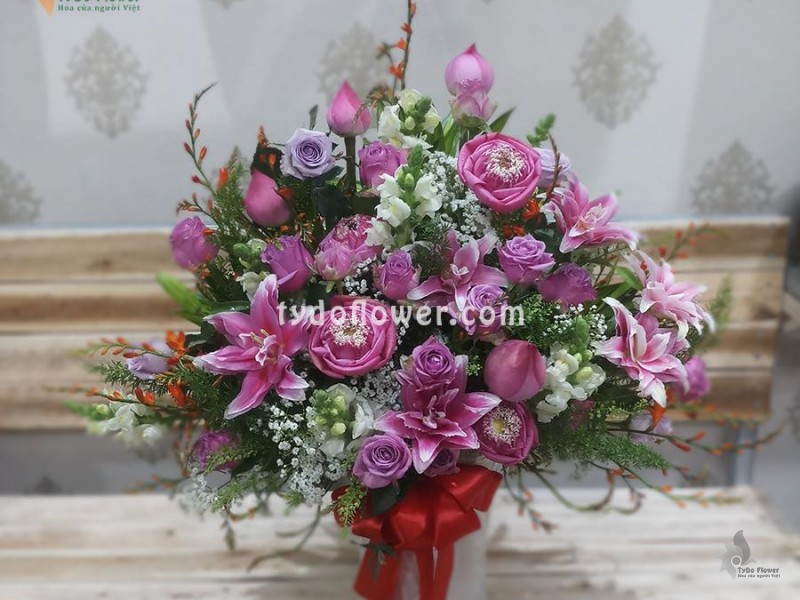 BÌNH HOA TƯƠI BI146