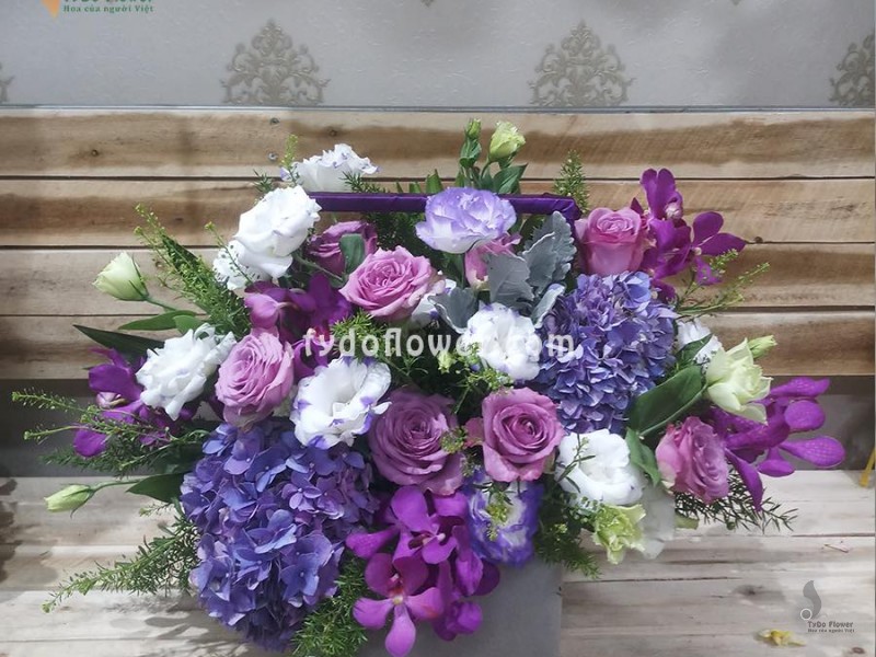 GIỎ HOA TƯƠI G166