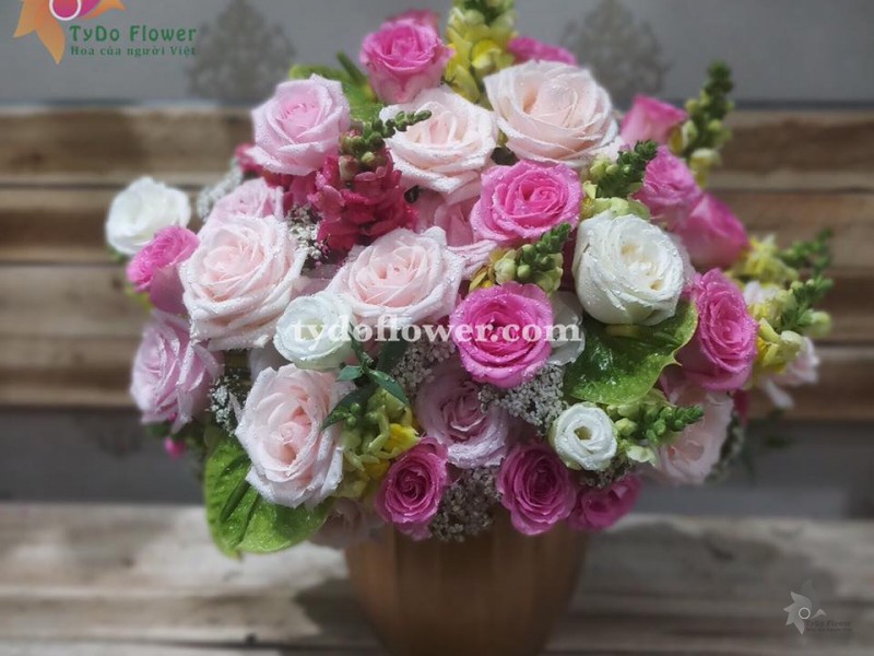 BÌNH HOA CHÚC MỪNG BI188