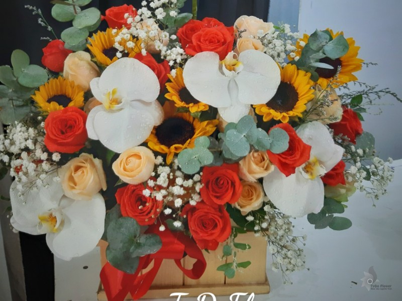 LẴNG HOA CHÚC MỪNG KHAI TRƯƠNG L606