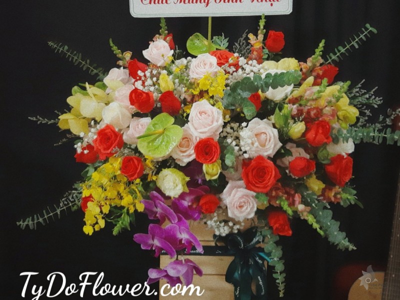 LẴNG HOA CHÚC MỪNG SINH NHẬT L610