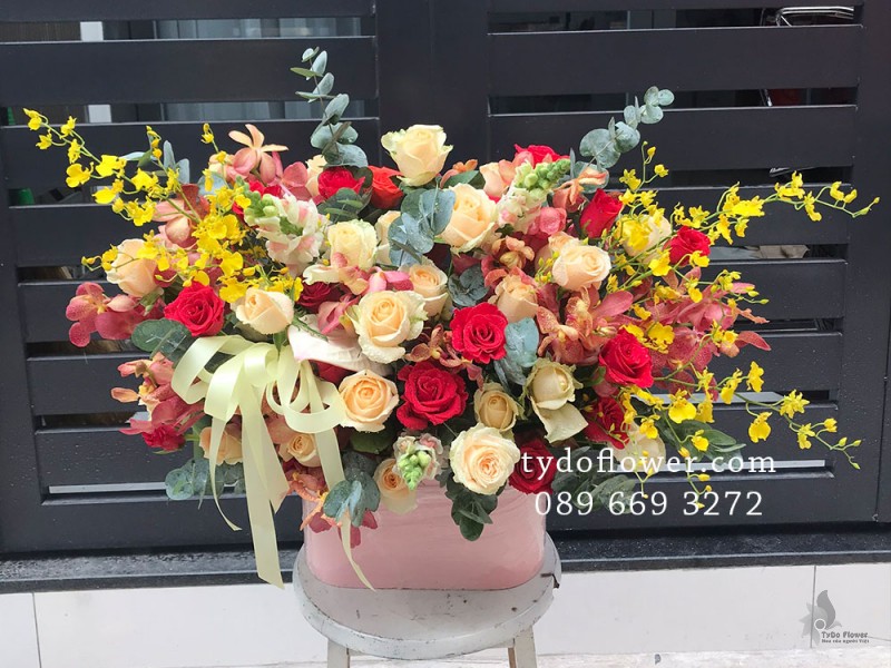 LẴNG HOA CHÚC MỪNG L2010