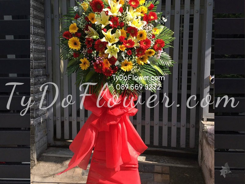 KỆ HOA CHÚC MỪNG KCM102213