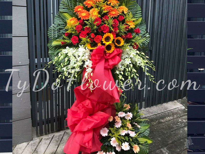 KỆ HOA CHÚC MỪNG KHAI TRƯƠNG KCM102220