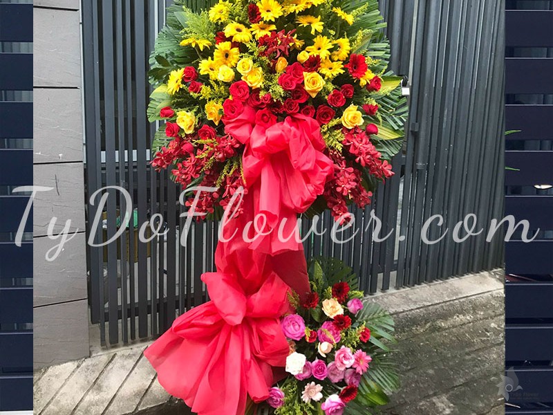 KỆ HOA CHÚC MỪNG KCM102222