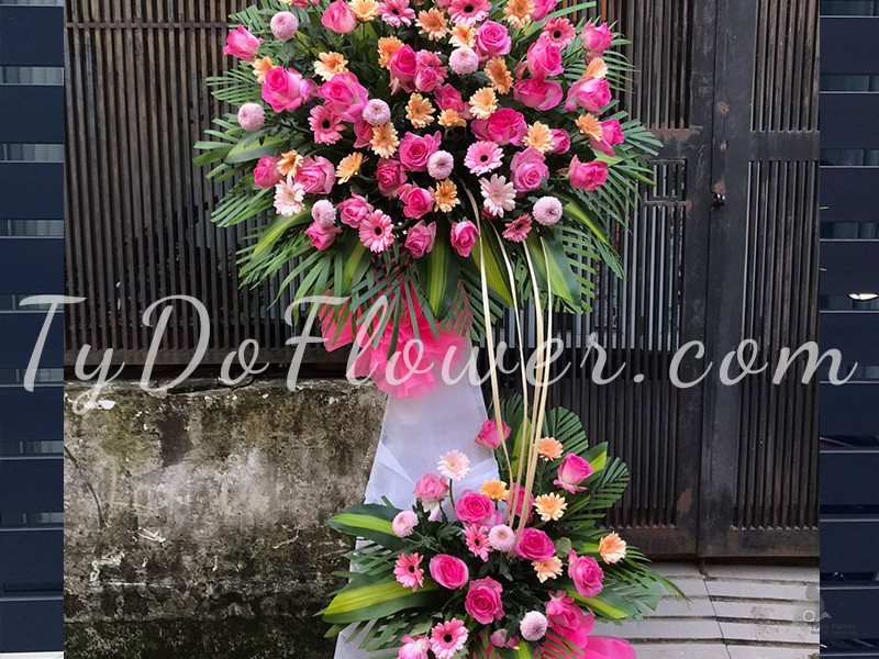 KỆ HOA CHÚC MỪNG KHAI TRƯƠNG KCM102225