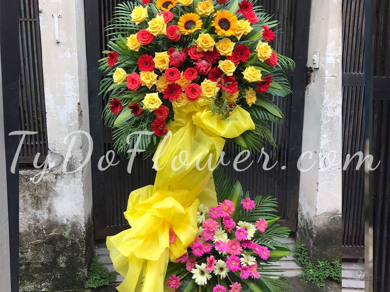 KỆ HOA CHÚC MỪNG KHAI TRƯƠNG KCM221029