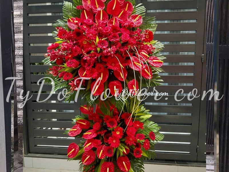 KỆ HOA CHÚC MỪNG KCM221031