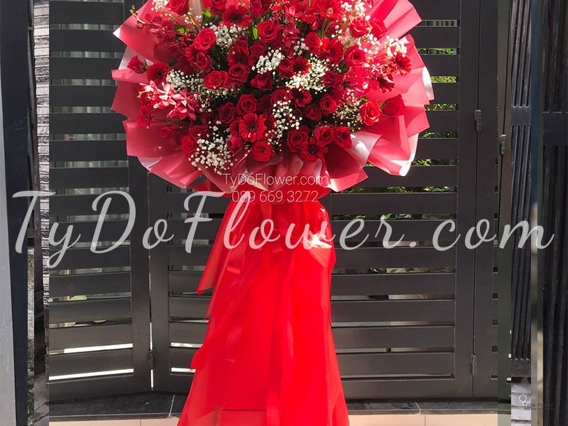 KỆ HOA CHÚC MỪNG KCM221032