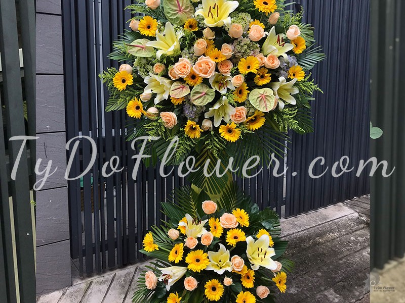 KỆ HOA CHÚC MỪNG KHAI TRƯƠNG KCM102236