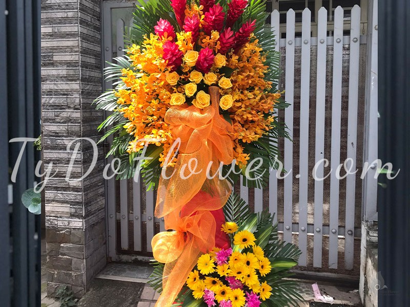 KỆ HOA CHÚC MỪNG KHAI TRƯƠNG KCM102244