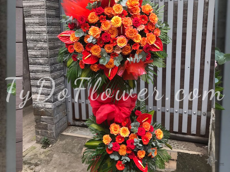 KỆ HOA CHÚC MỪNG KHAI TRƯƠNG KCM102253