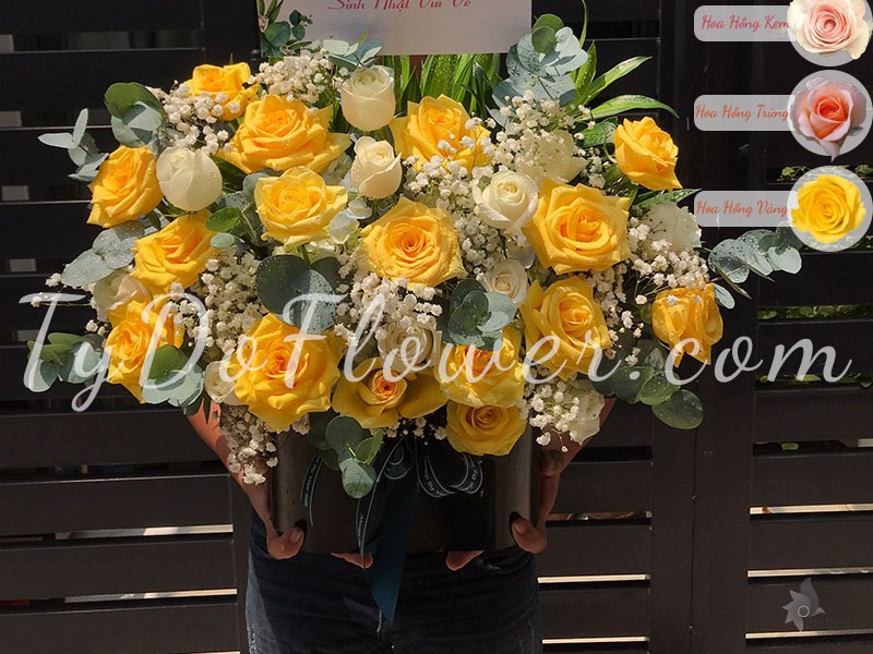 G1022103 GIỎ HOA CHÚC MÙNG SINH NHẬT 