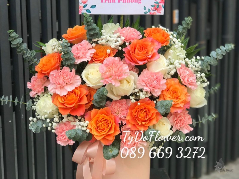 G122237 GIỎ HOA CHÚC MỪNG SINH NHẬT