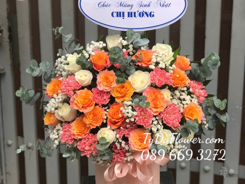 G122249 GIỎ HOA CHÚC MỪNG SINH NHẬT