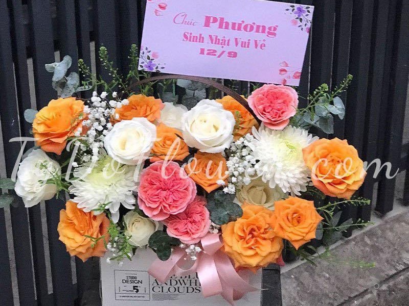 G122253 GIỎ HOA CHÚC MỪNG SINH NHẬT