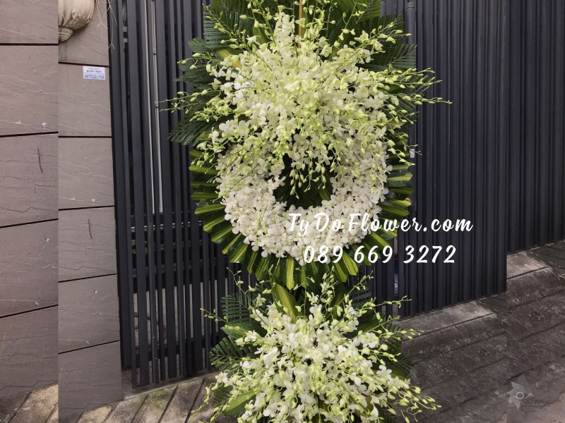 KCB122284 KỆ HOA TANG HOA VIẾNG