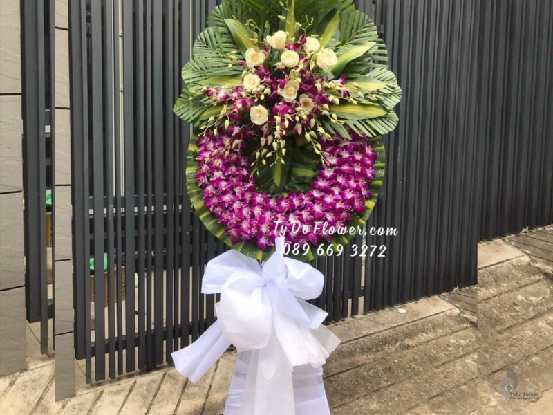 KCB1222106 KỆ HOA TANG HOA VIẾNG