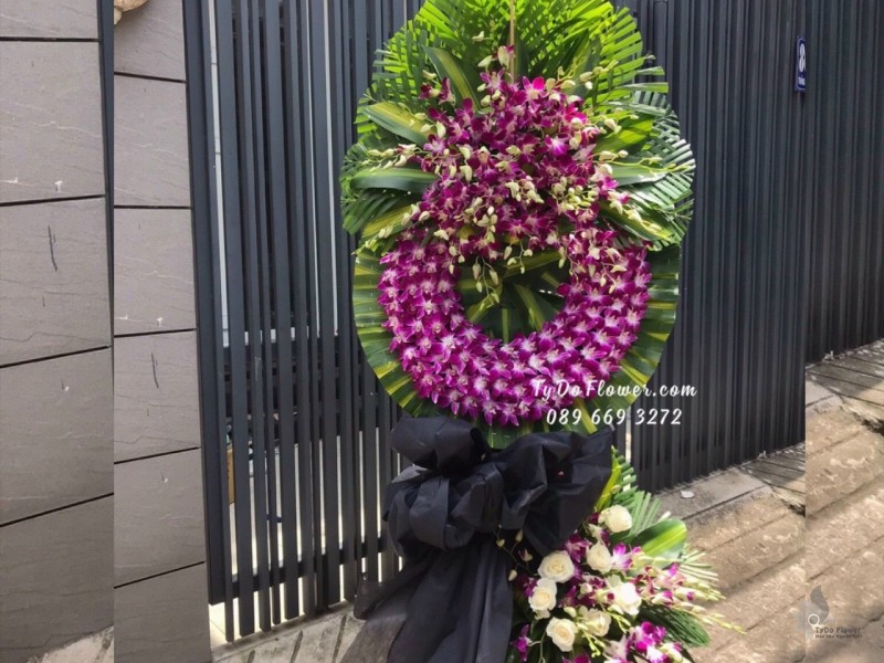 KCB1222107 KỆ HOA TANG HOA VIẾNG