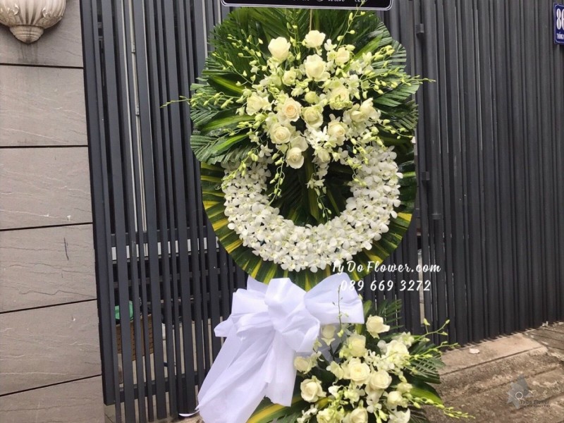 KCB1222109 KỆ HOA TANG HOA VIẾNG