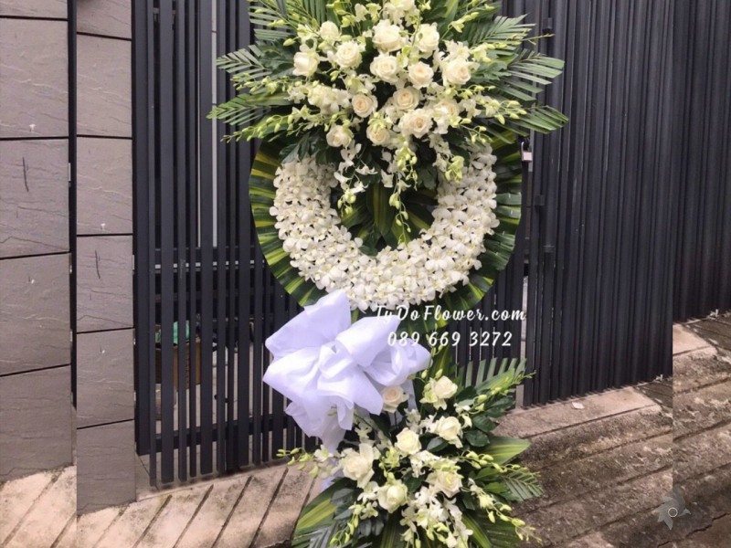 KCB1222111 KỆ HOA TANG HOA VIẾNG