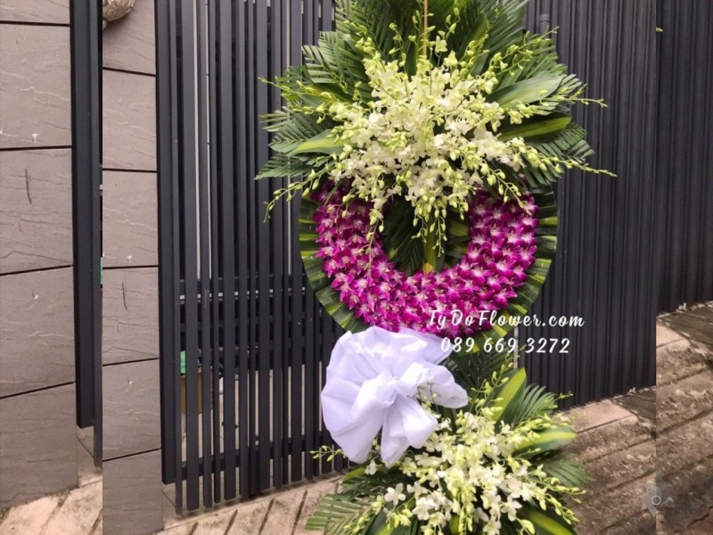 KCB1222112 KỆ HOA TANG HOA VIẾNG