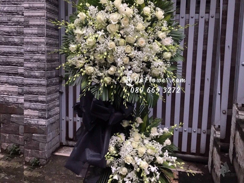 KCB1222135 KỆ HOA TANG HOA VIẾNG