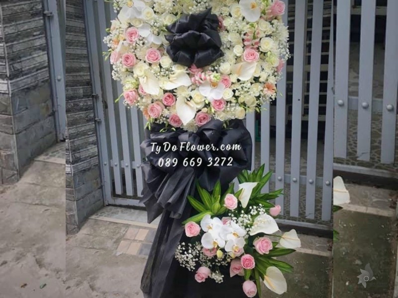 KCB1222141 KỆ HOA TANG HOA VIẾNG