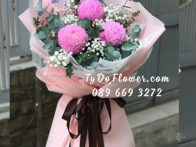 B0123196 BÓ HOA CHÚC MỪNG KỶ NIỆM NGÀY CƯỚI