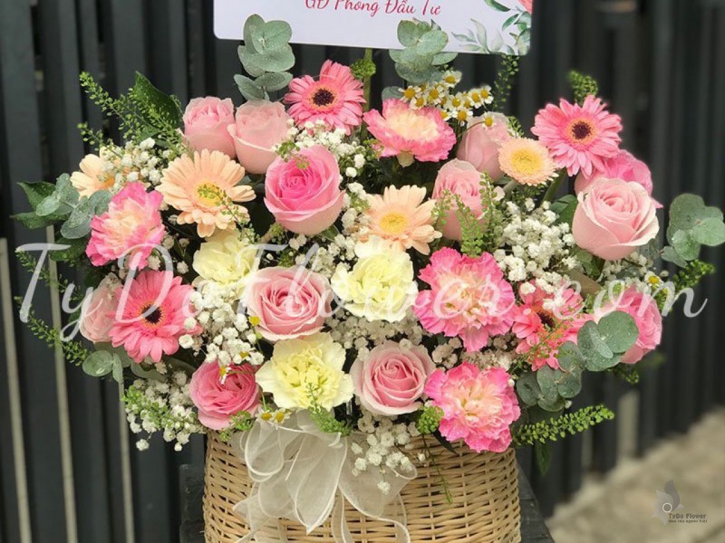 G0123256 GIỎ HOA CHÚC MỪNG SINH NHẬT