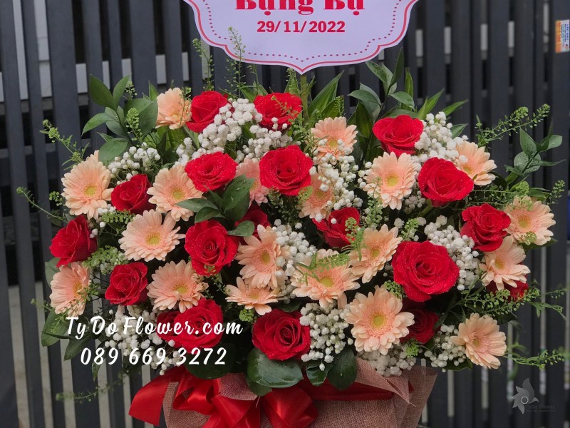 G0123281 GIỎ HOA CHÚC MỪNG SINH NHẬT