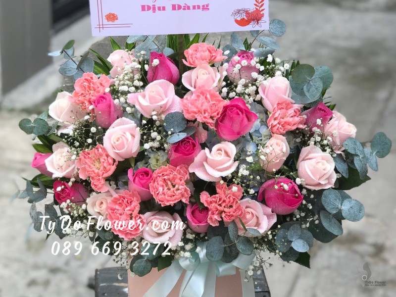 G0123293 GIỎ HOA CHÚC MỪNG SINH NHẬT