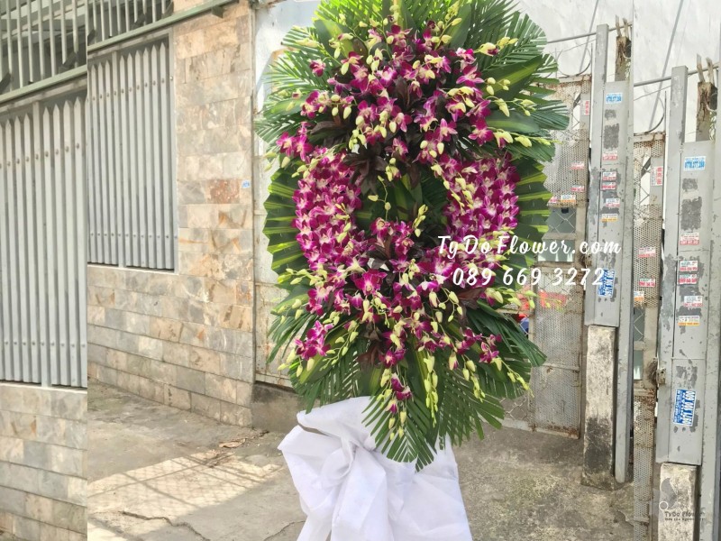 KCB0323330 KỆ HOA TANG LỄ HOA CHIA BUỒN