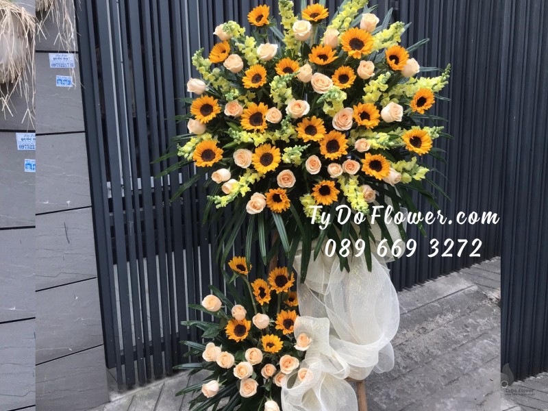 KCM0323339 KỆ HOA CHÚC MỪNG KHAI TRƯƠNG