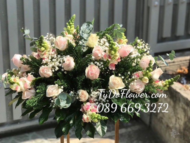 L0323350 LẴNG HOA OVAL ĐỂ BÀN