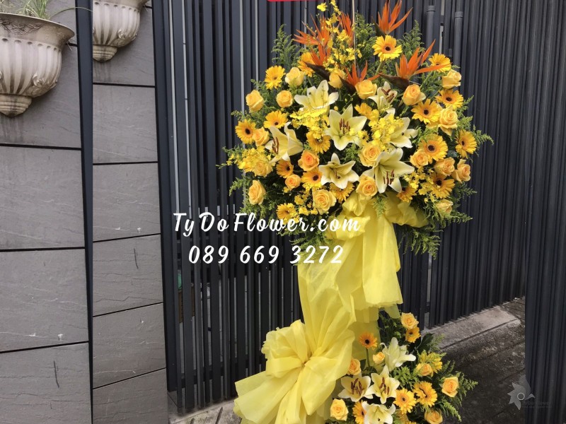 KCM0323353 KỆ HOA CHÚC MỪNG KHAI TRƯƠNG