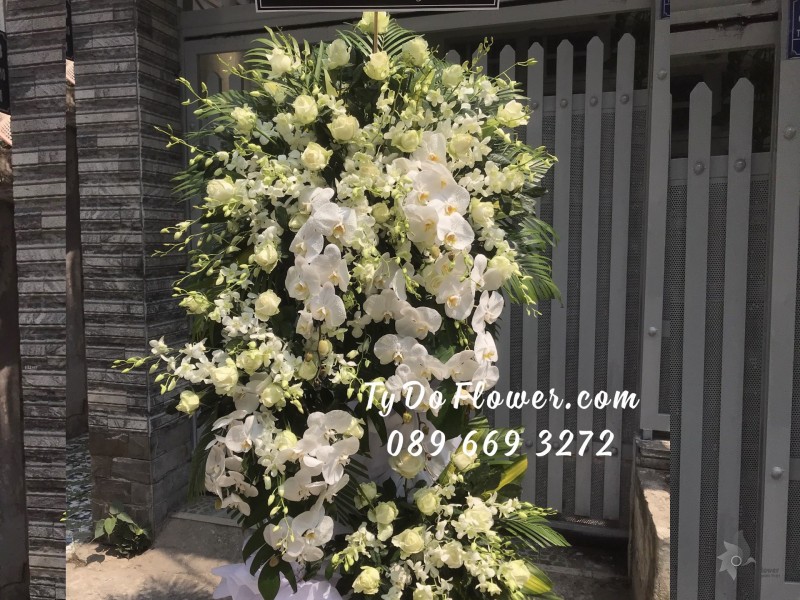 KCB0323454 KỆ HOA TANG LỄ HOA CHIA BUỒN