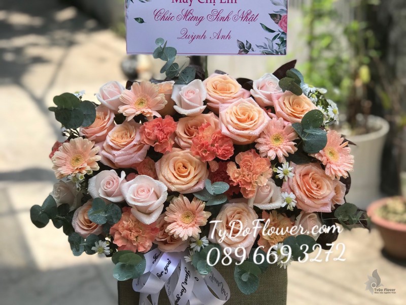 G0323463 GIỎ HOA CHÚC MỪNG SINH NHẬT