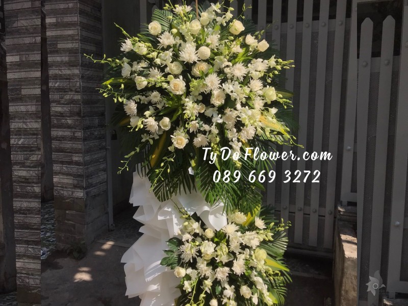 KCB0323473 KỆ HOA TANG LỄ HOA CHIA BUỒN