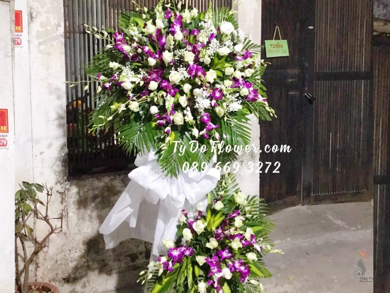 KCB0323514 KỆ HOA TANG LỄ HOA CHIA BUỒN