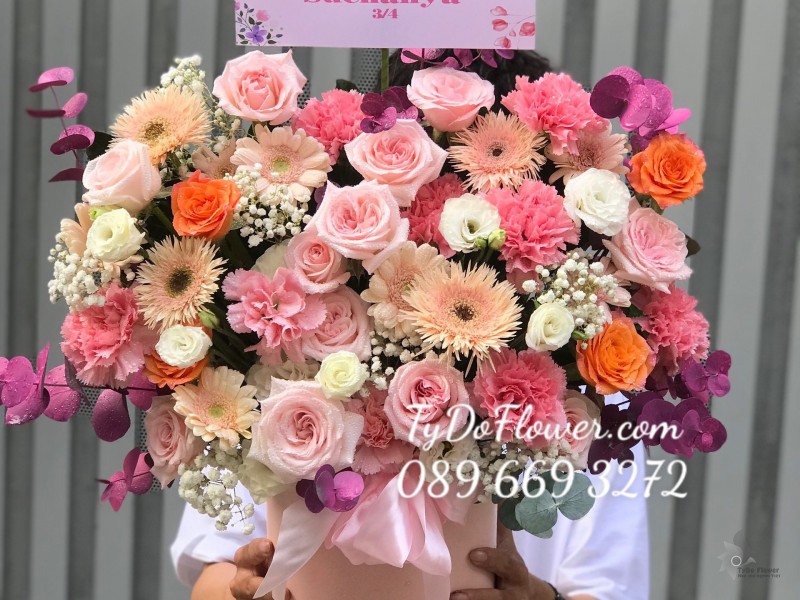 G0323526 GIỎ HOA CHÚC MỪNG SINH NHẬT