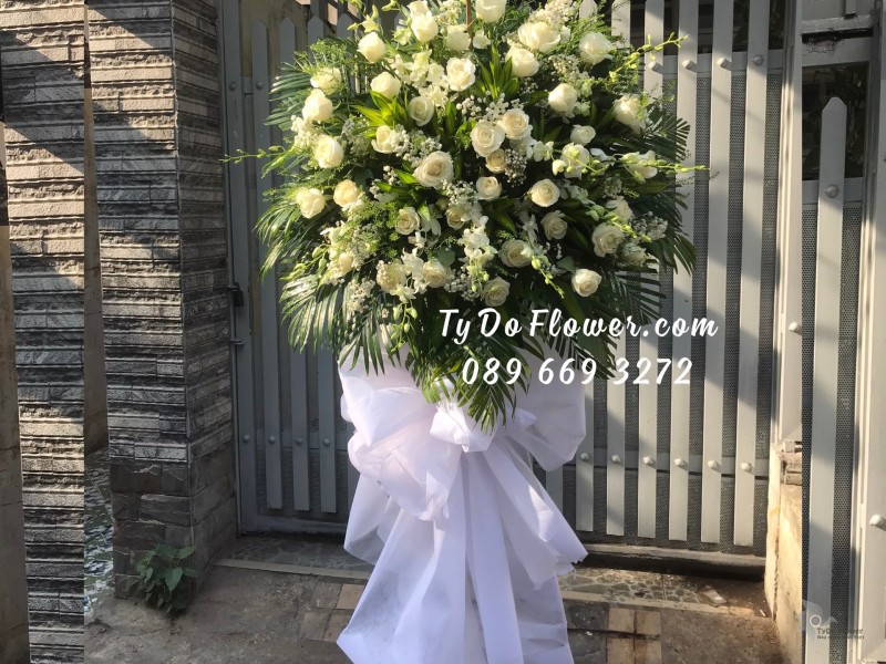 KCB0423541 KỆ HOA TANG LỄ HOA CHIA BUỒN