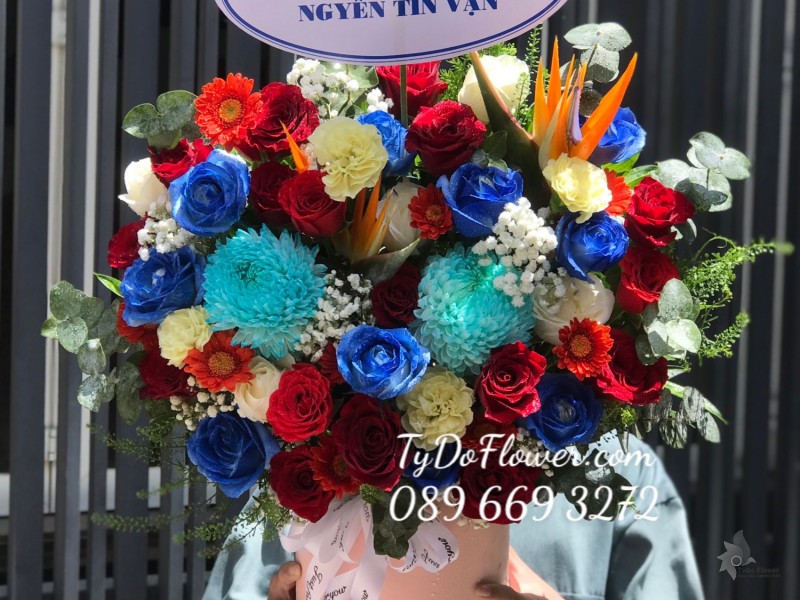 G0523650 GIỎ HOA CHÚC MỪNG NHẬN CHỨC